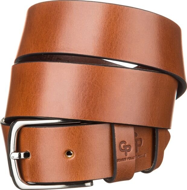 Ремінь чоловічий Grande Pelle Коричневий