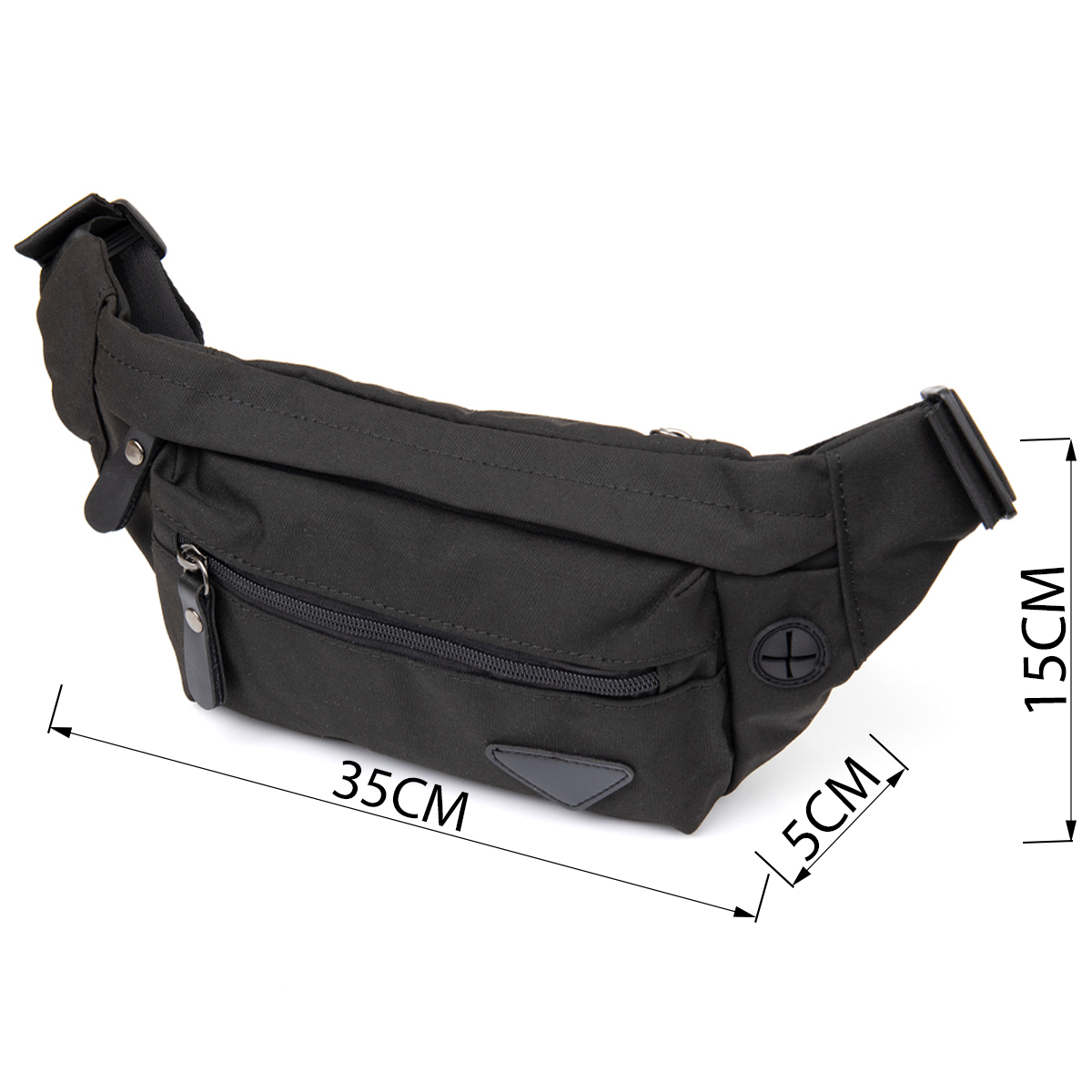 Бананка нейлон Vintage Чорна