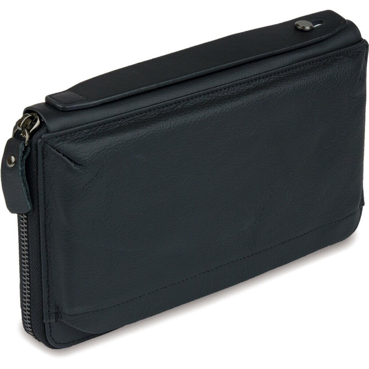 Мужской клатч-барсетка с ремешком на руку Vintage Черный