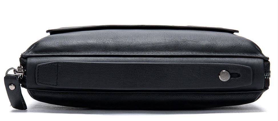 Мужской клатч-барсетка с ремешком на руку Vintage Черный