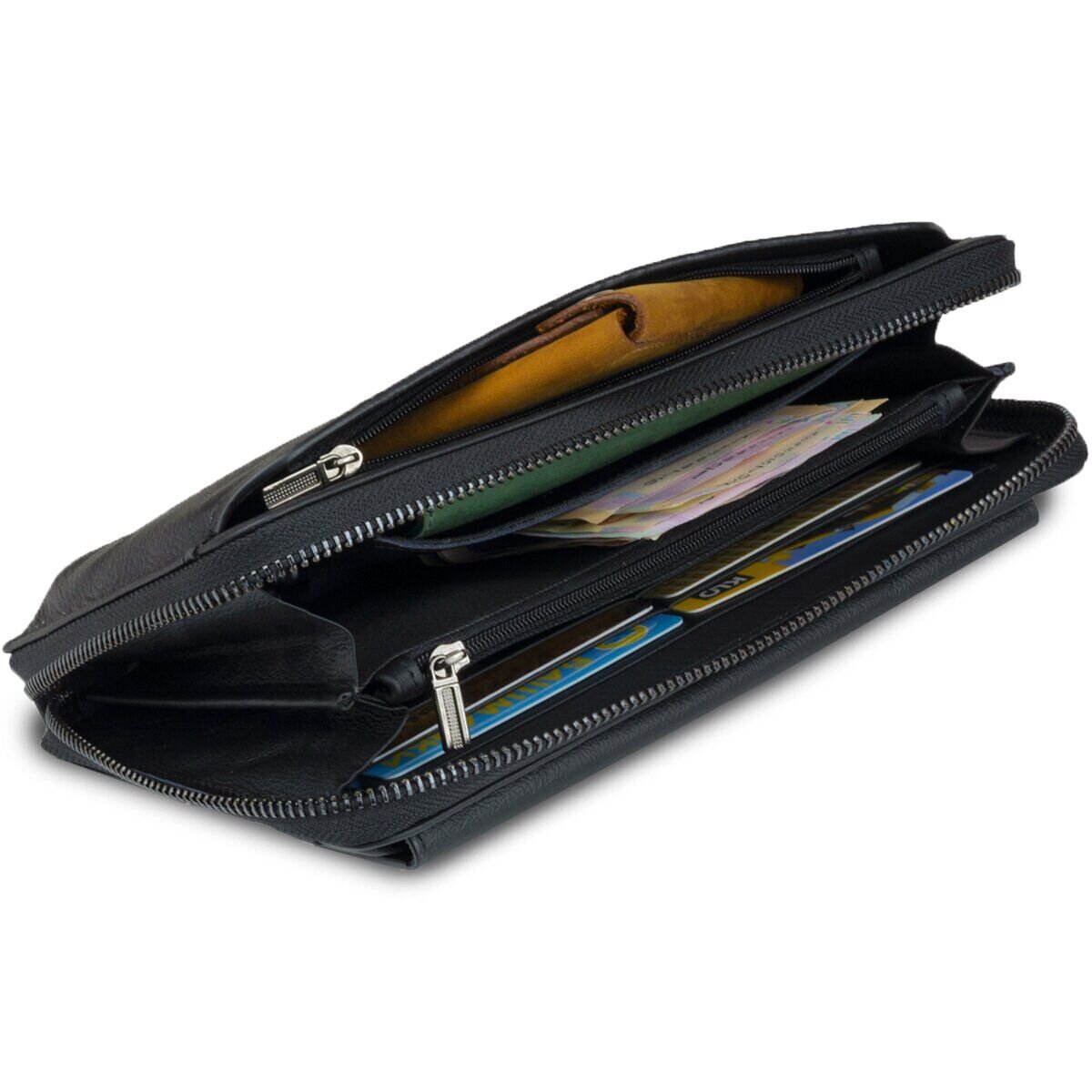 Мужской клатч-барсетка с ремешком на руку Vintage Черный