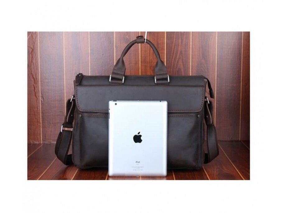 Сумка Vintage з натуральної шкіри Коричнева