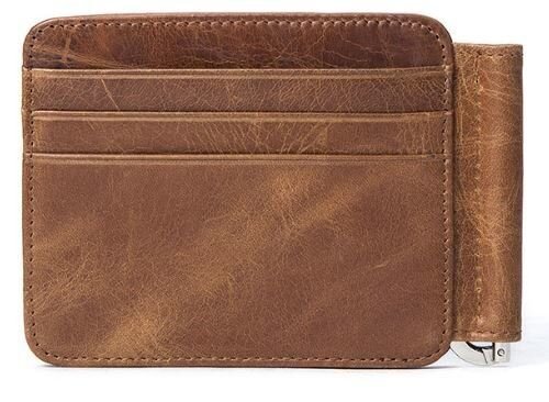 Затискач для купюр Vintage Коричневий