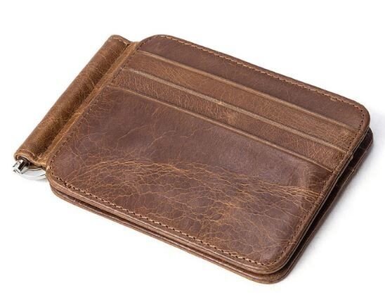 Затискач для купюр Vintage Коричневий