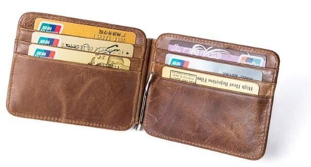 Затискач для купюр Vintage Коричневий