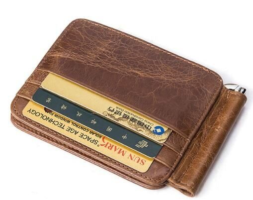 Затискач для купюр Vintage Коричневий