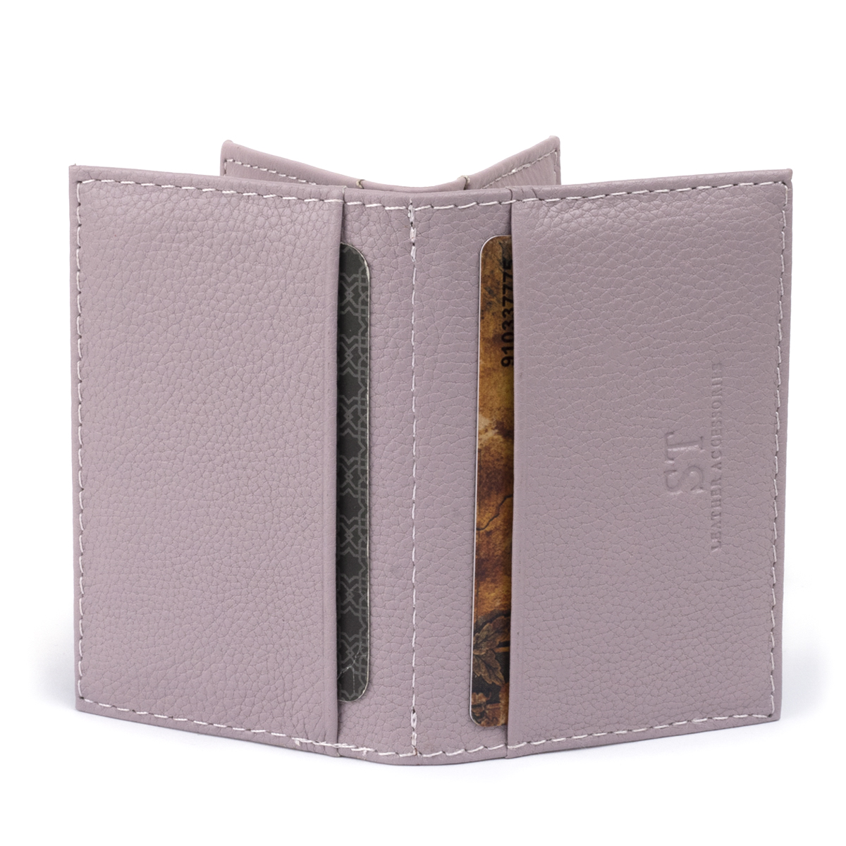 Візитниця-книжка ST Leather Лілова