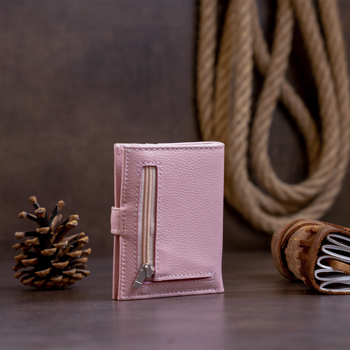 Кошелек-визитница ST Leather Розовый