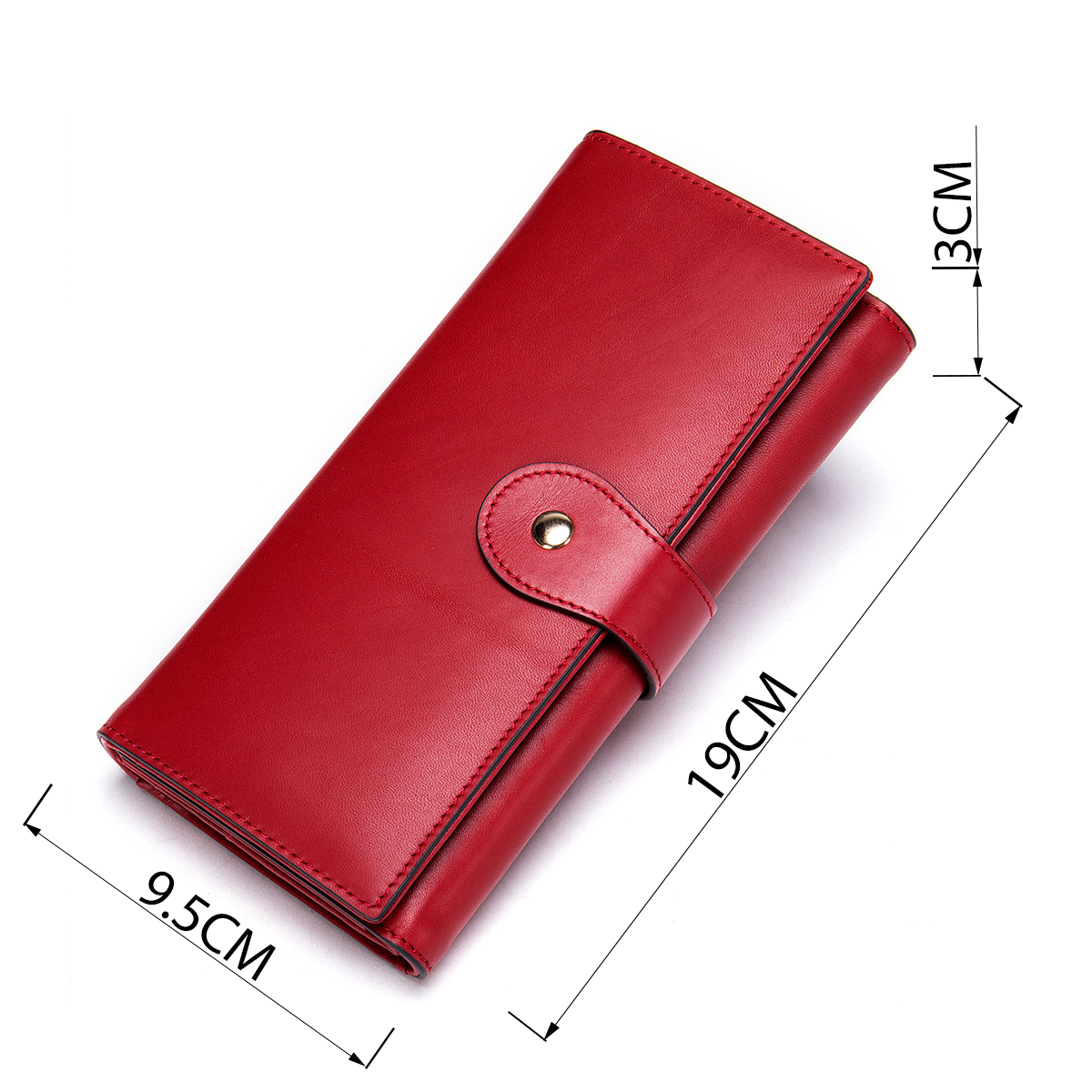 Кошелек женский вертикальный Vintage Красный