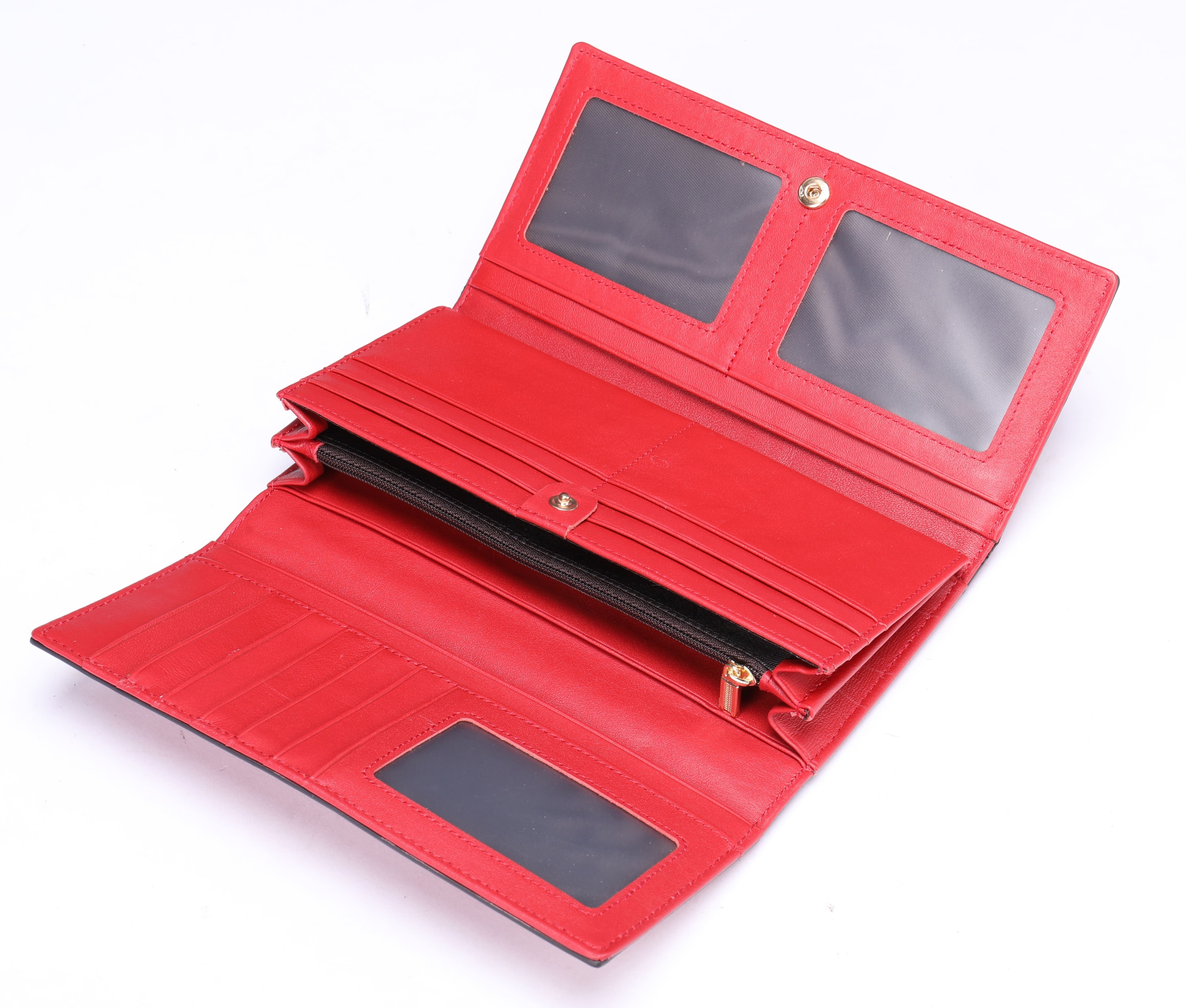 Кошелек женский вертикальный Vintage Красный