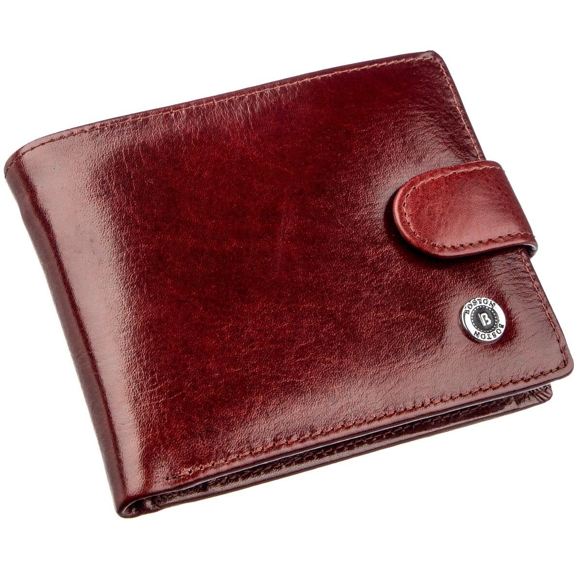 Компактний чоловічий гаманець Boston Коричневий
