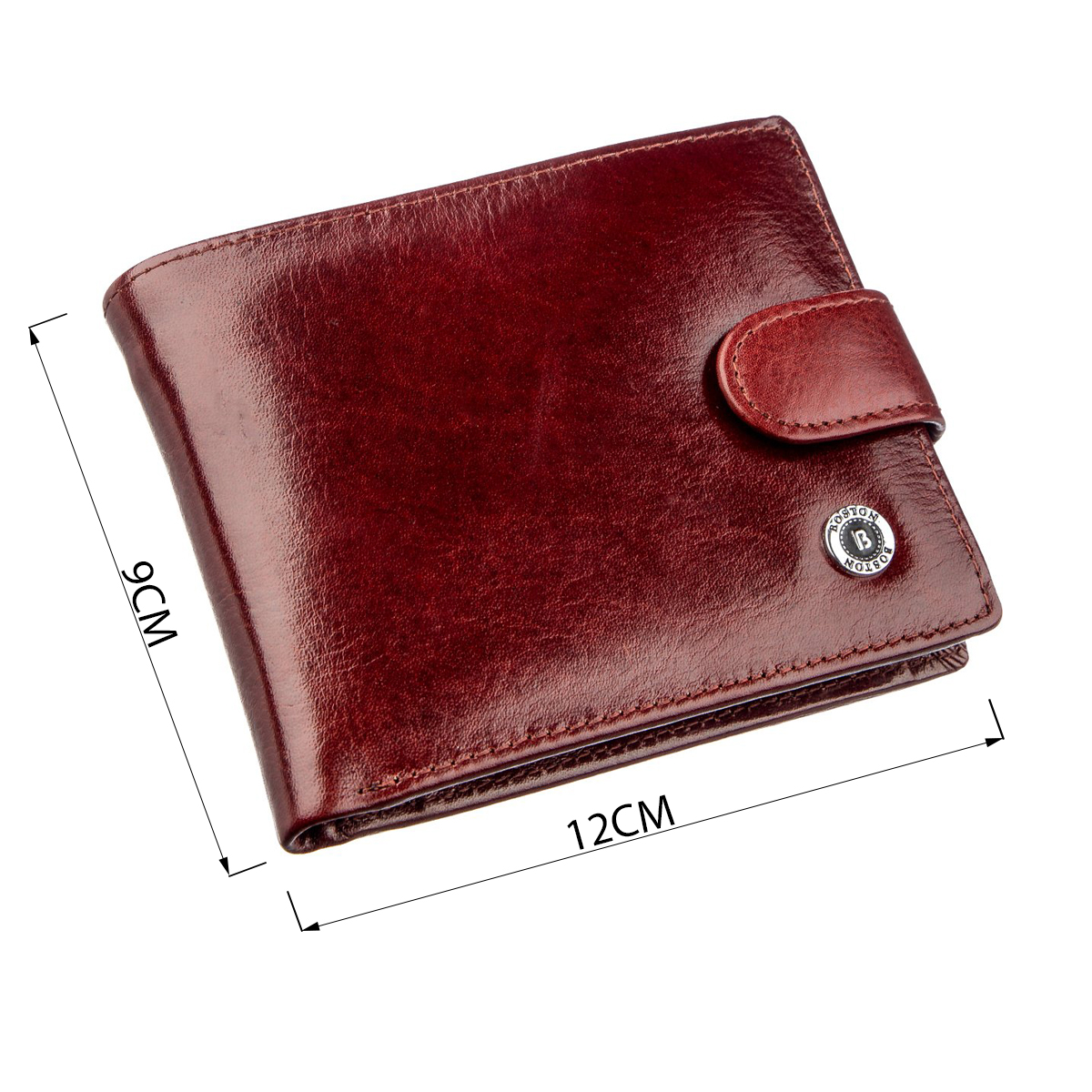 Компактний чоловічий гаманець Boston Коричневий