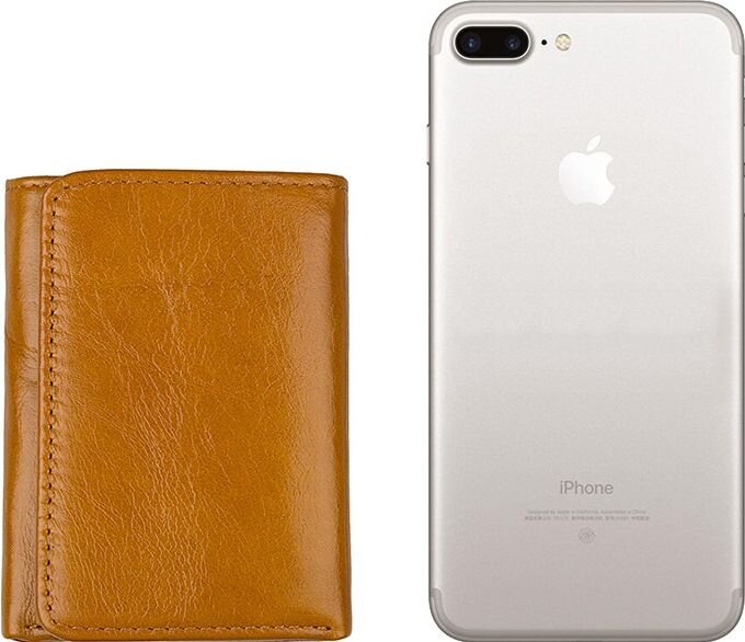 Гаманець Vintage шкіряний Рудий