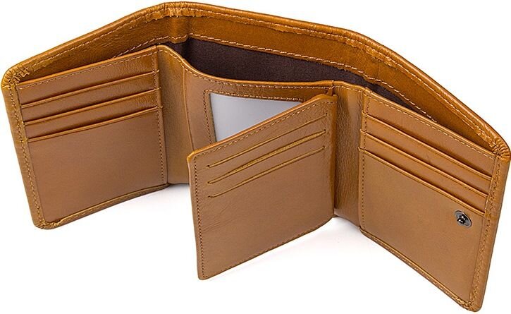 Гаманець Vintage шкіряний Рудий