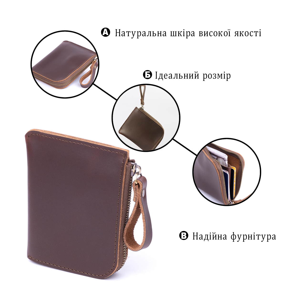 Органайзер для кредиток Vintage Коричневий