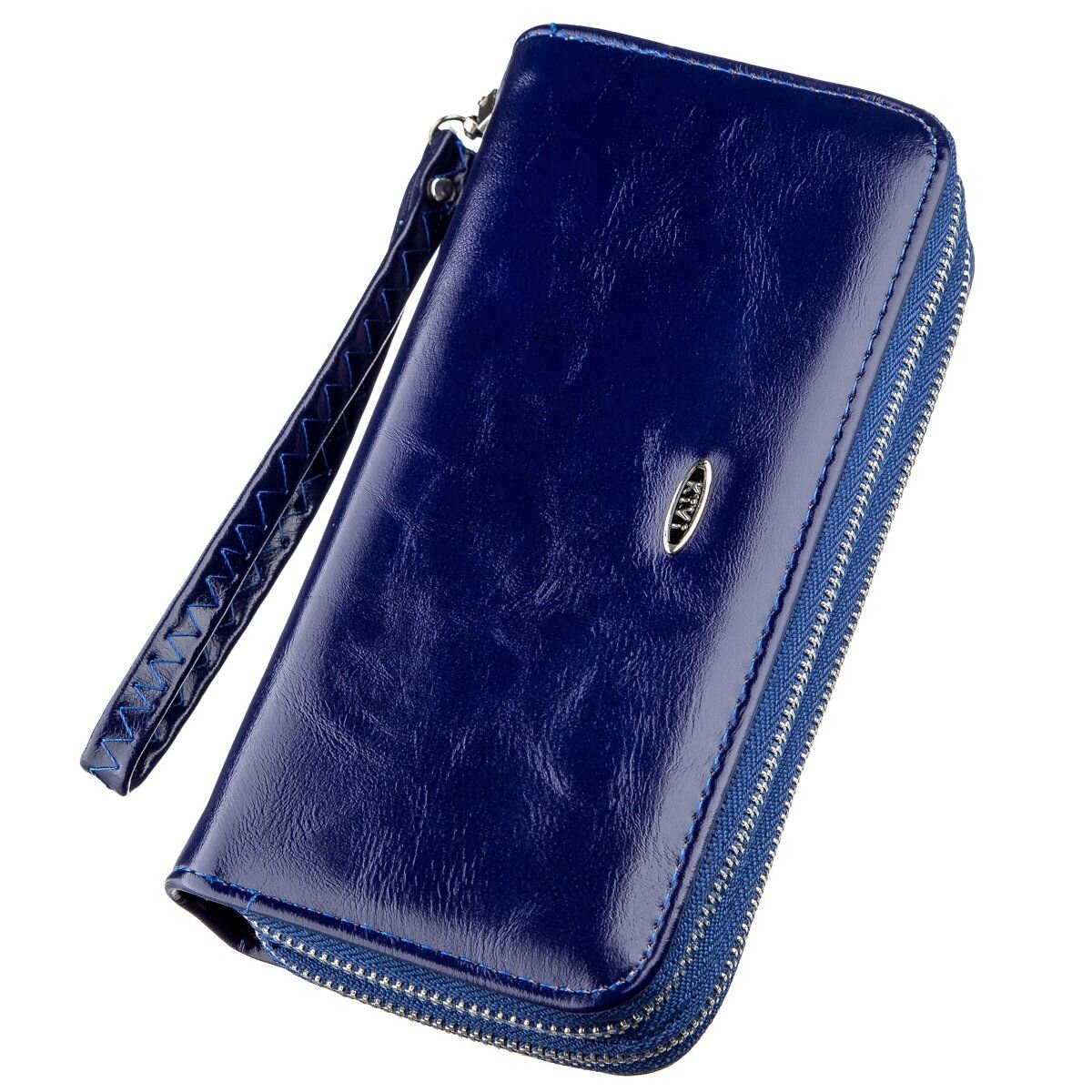 Гаманець жіночий з екокожі KIVI Синій