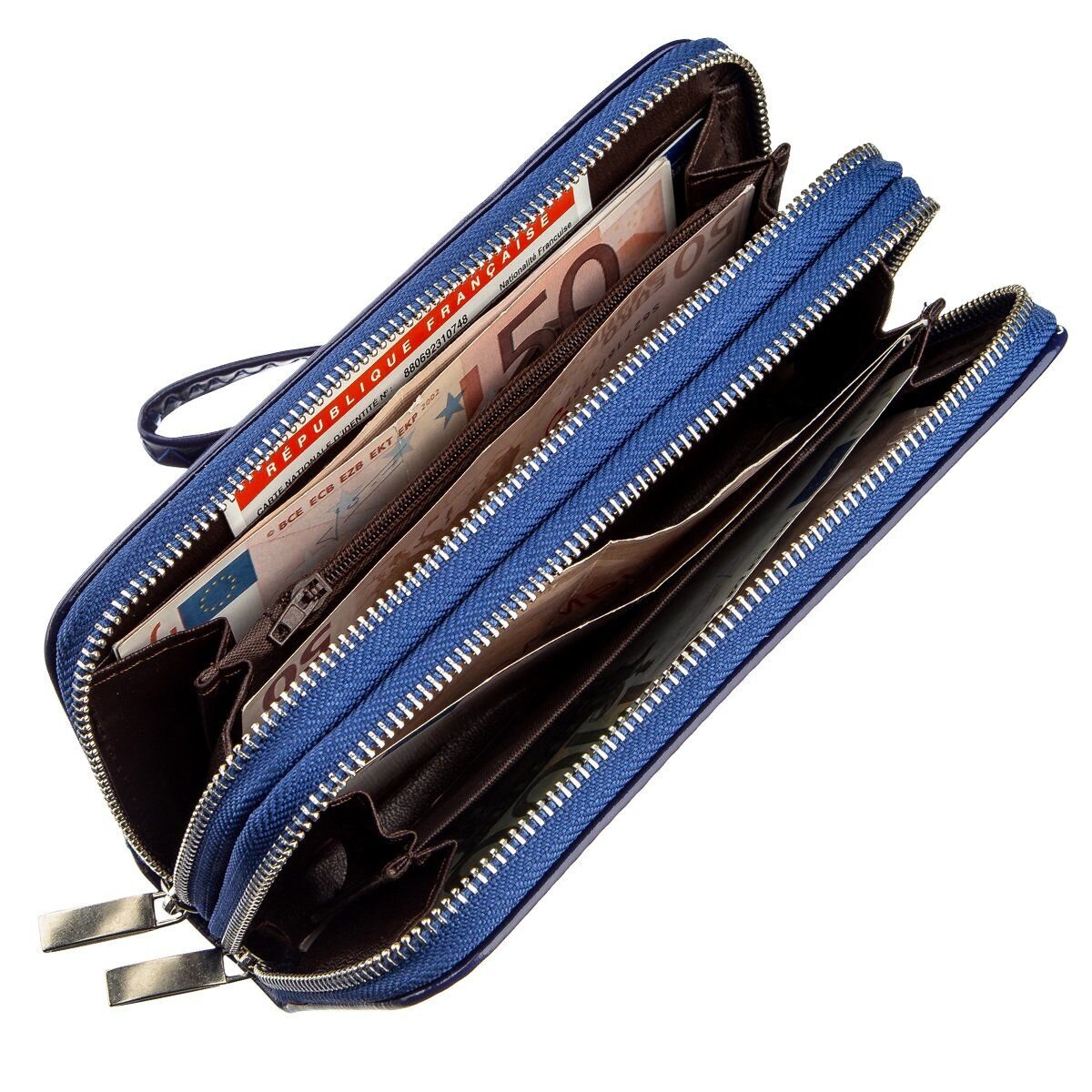 Гаманець жіночий з екокожі KIVI Синій