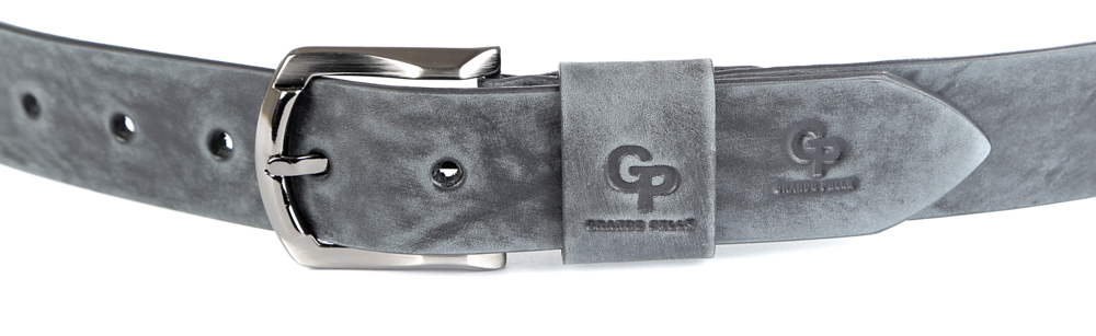Елітний чоловічий шкіряний ремінь під джинси GRANDE PELLE