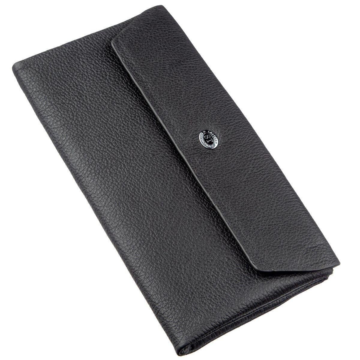 Неабиякий жіночий клатч ST Leather Чорний