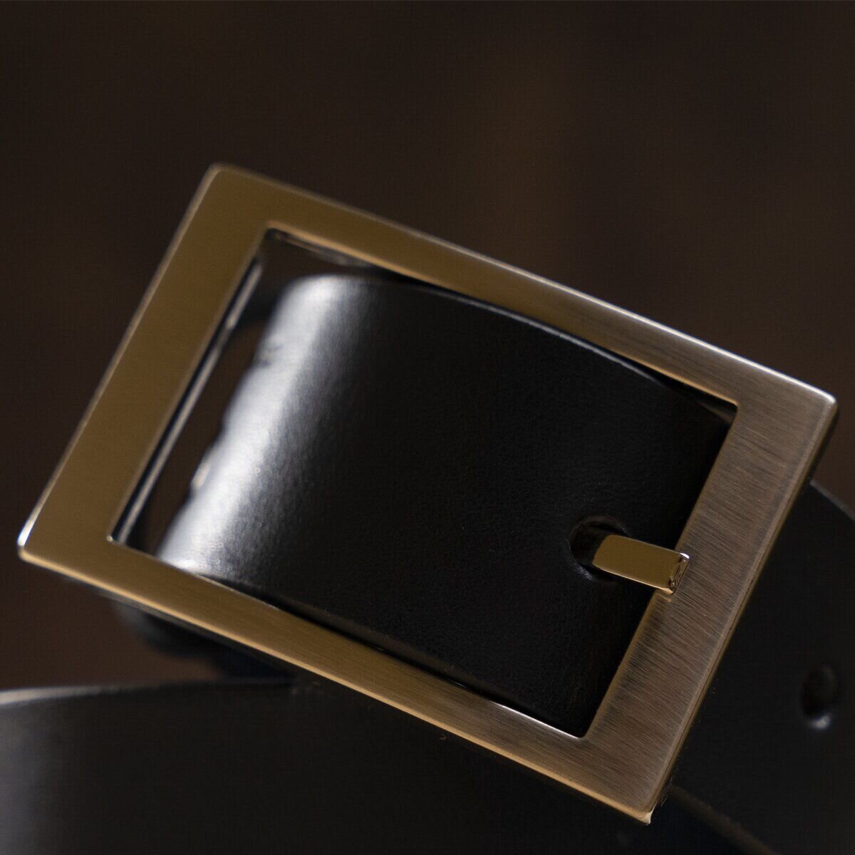 Ремінь чоловічий Grande Pelle шкіряний Синій