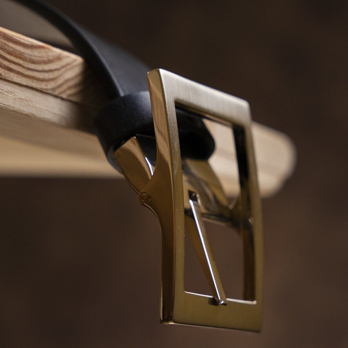 Ремінь чоловічий Grande Pelle шкіряний Синій