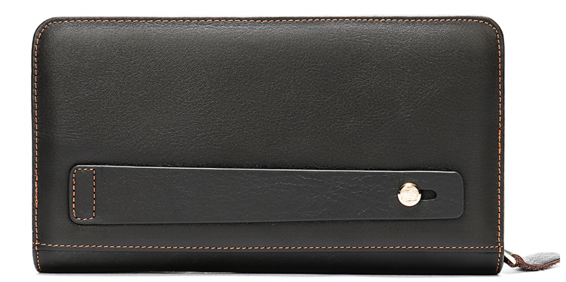 Кожаная мужская барсетка Vintage Коричневая