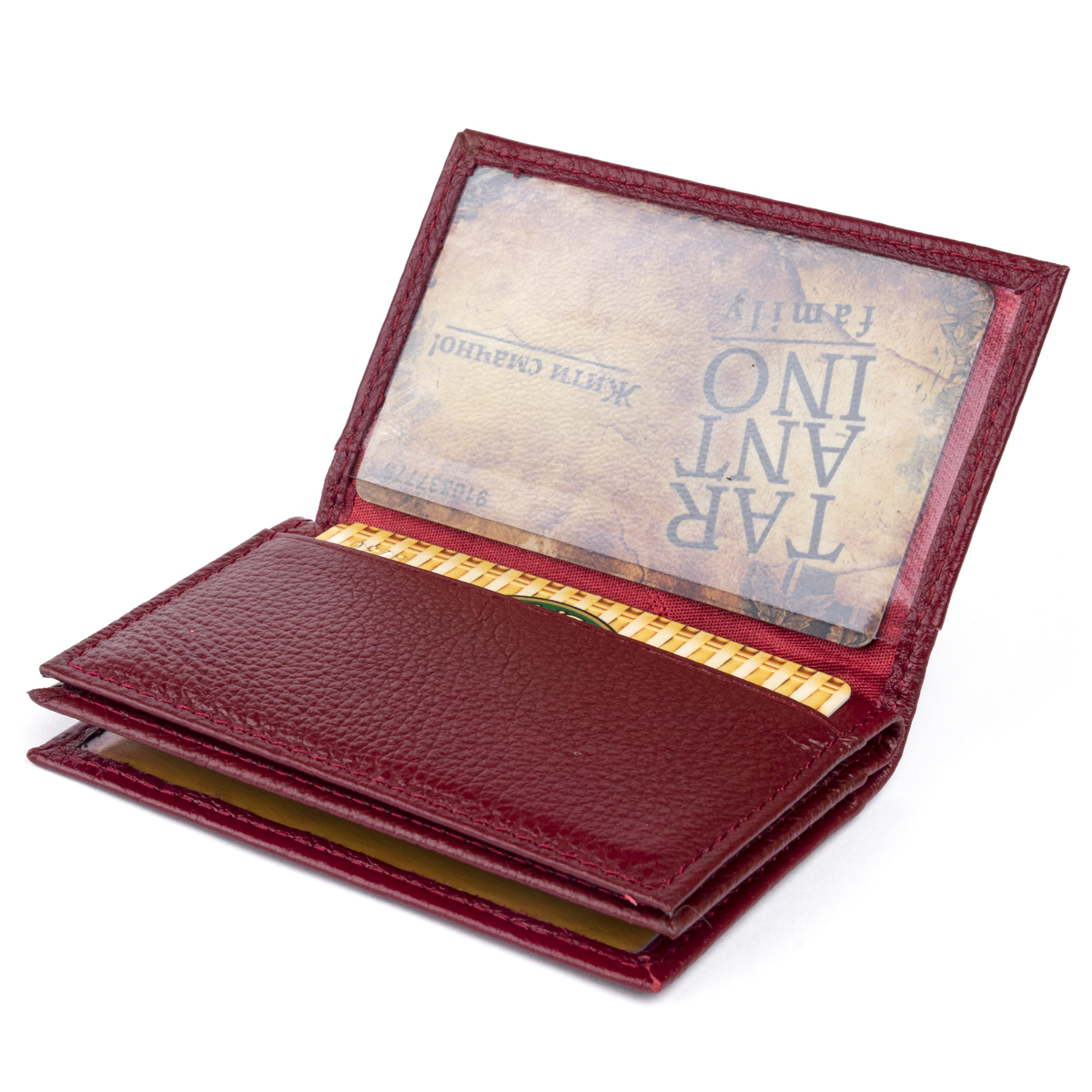Візитниця-книжка ST Leather Бордова