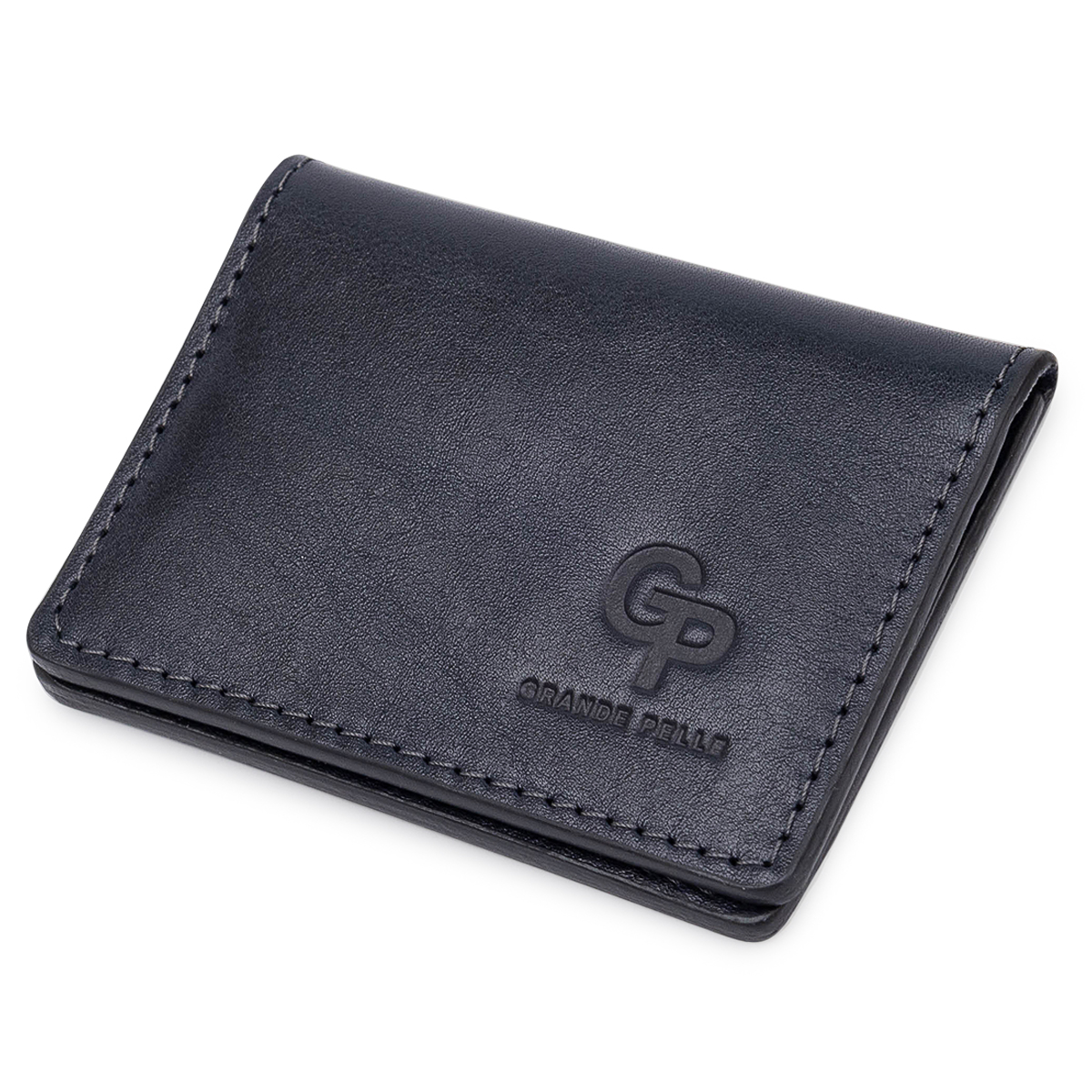 Кожаная обложка для прав GRANDE PELLE Синий