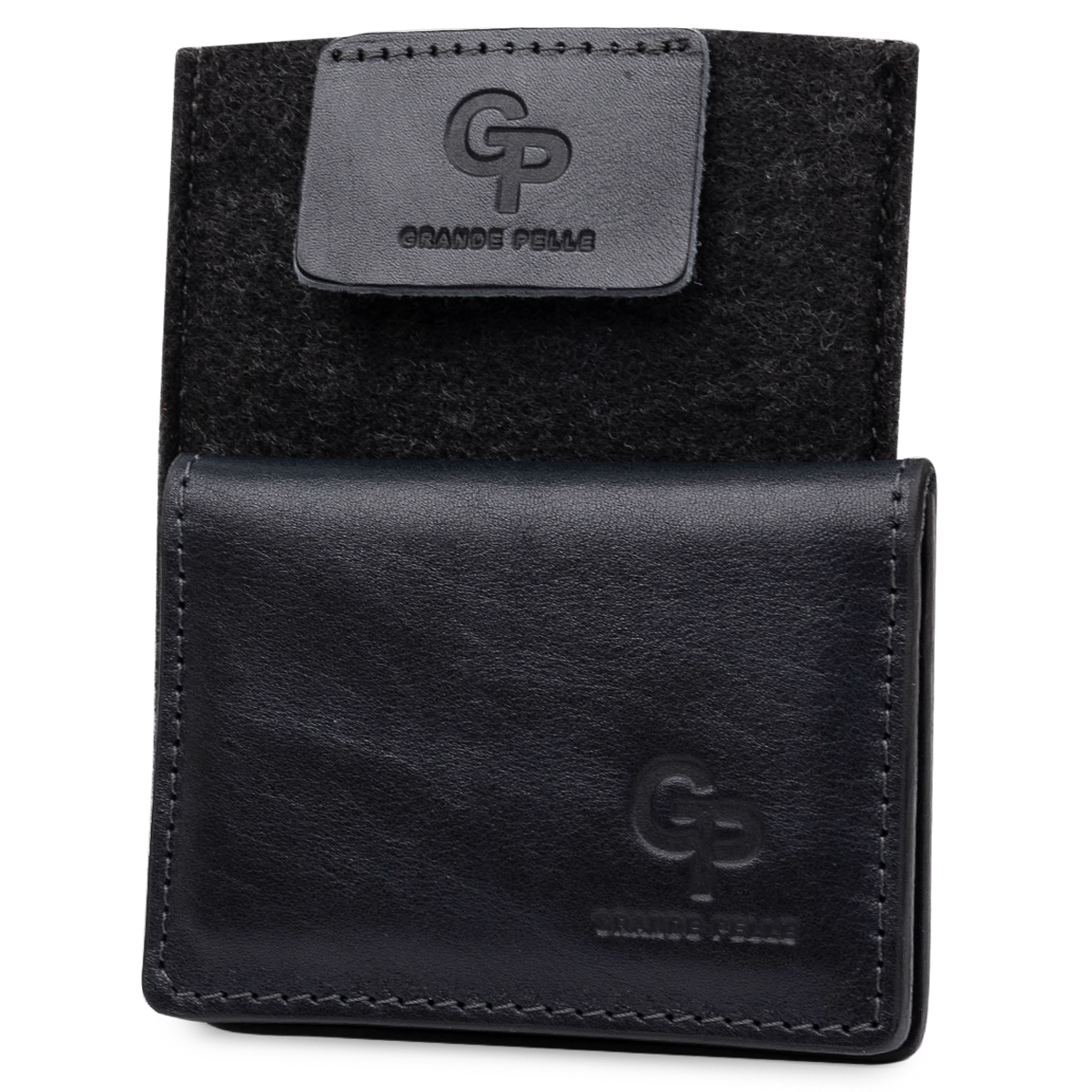 Кожаная обложка для прав GRANDE PELLE Синий