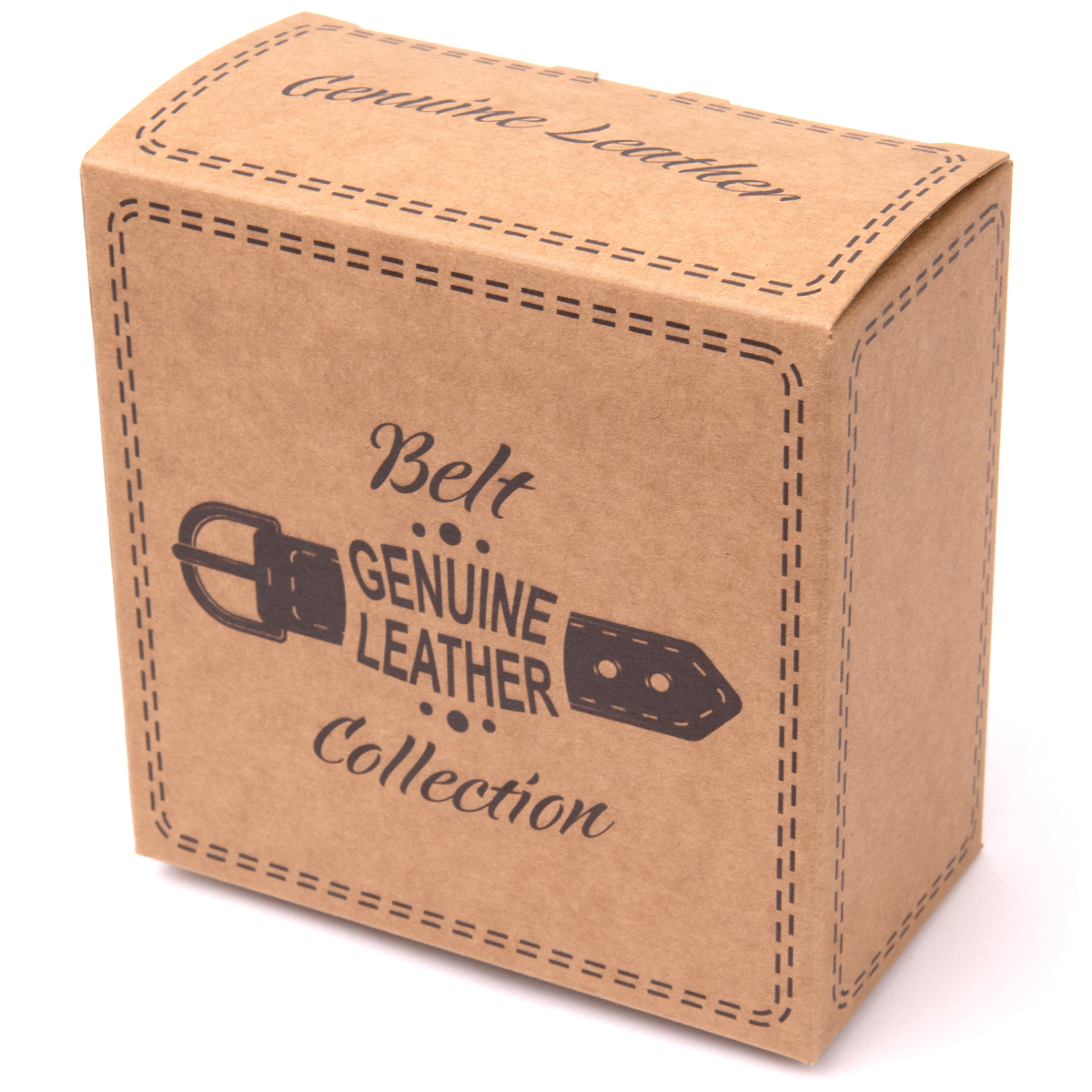 Упаковочная коробка для ремней из плотного картона Shvigel Крафтовая