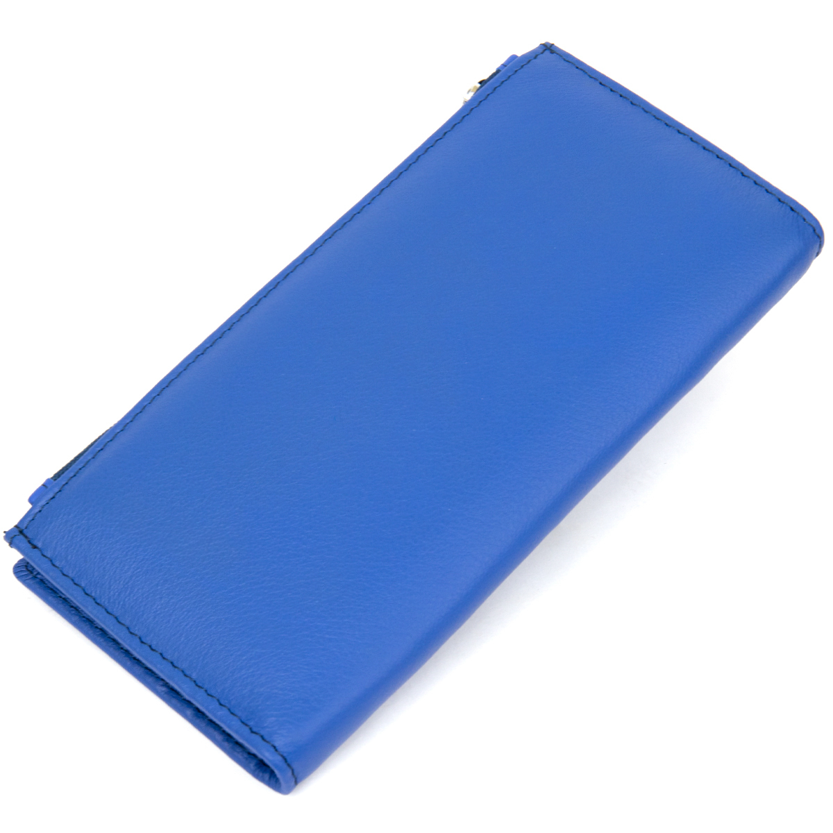 Практичний шкіряний гаманець ST Leather Блакитний
