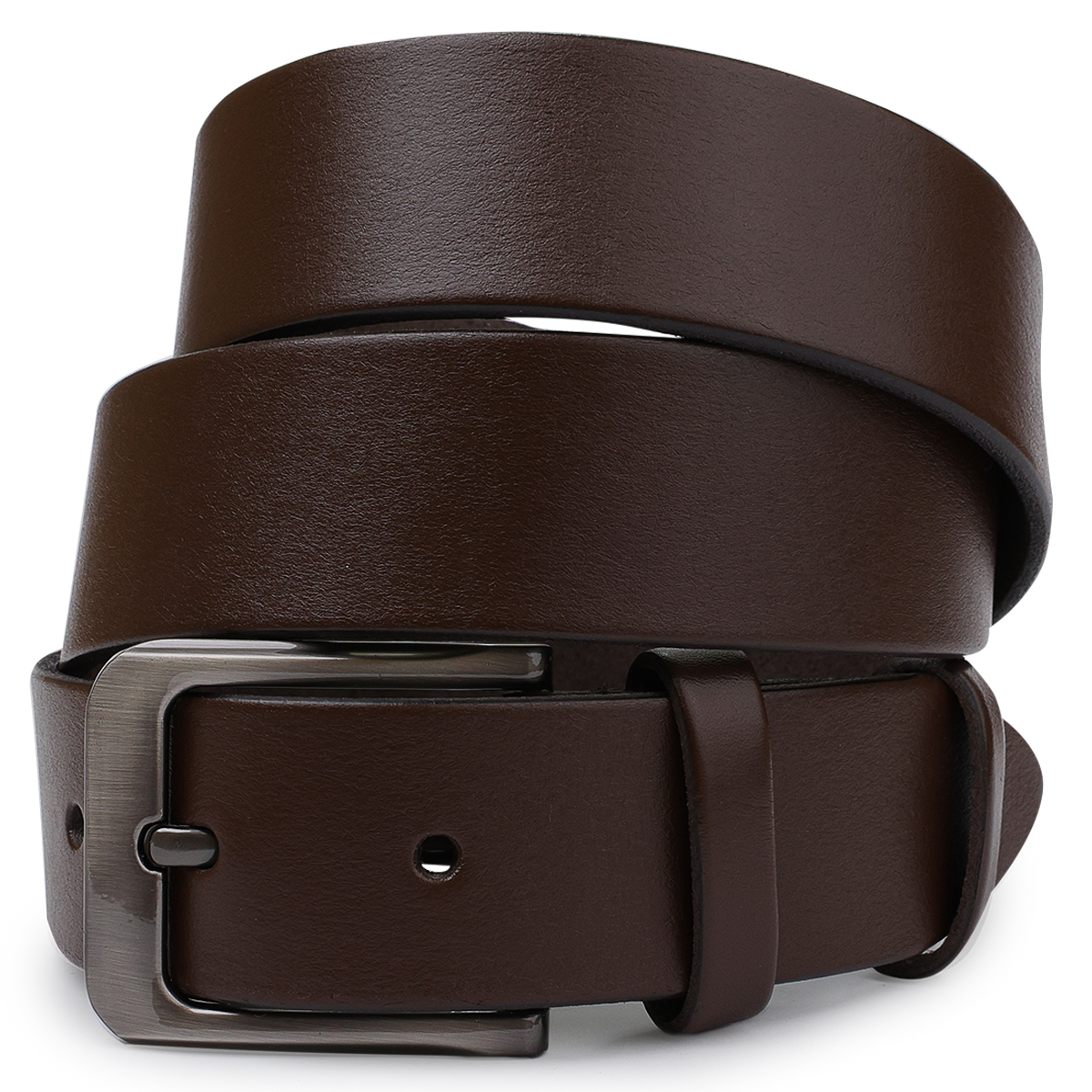 Стильний чоловічий ремінь Vintage Коричневий