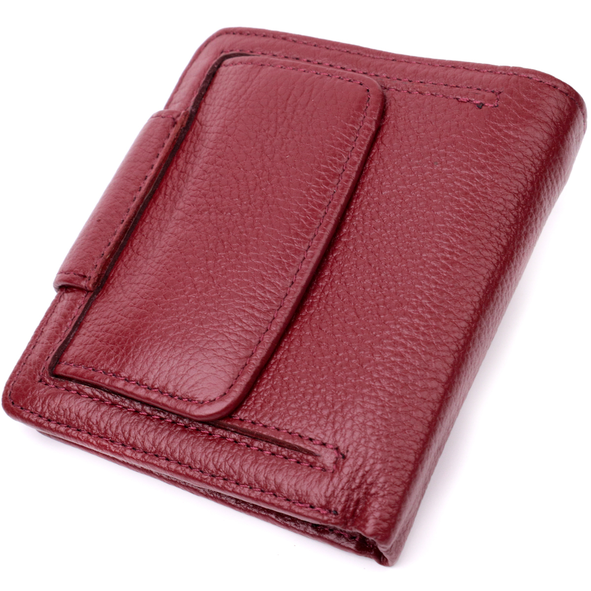 Жіночий гаманець вертикального типу із натуральної шкіри ST Leather Бордовий