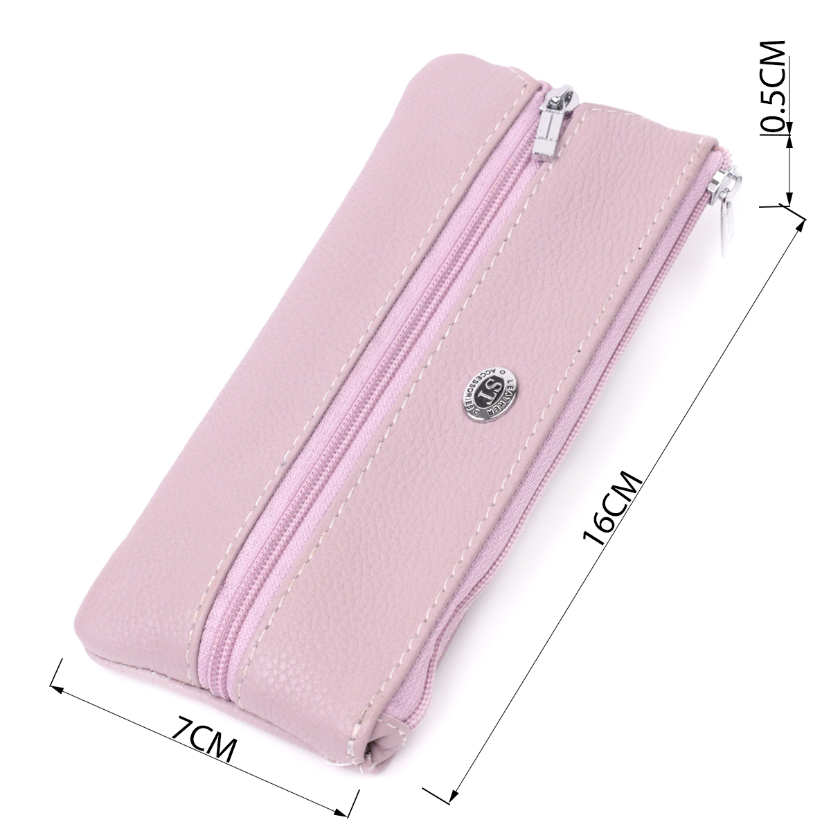 Відмінна ключниця із натуральної шкіри ST Leather Бежевий