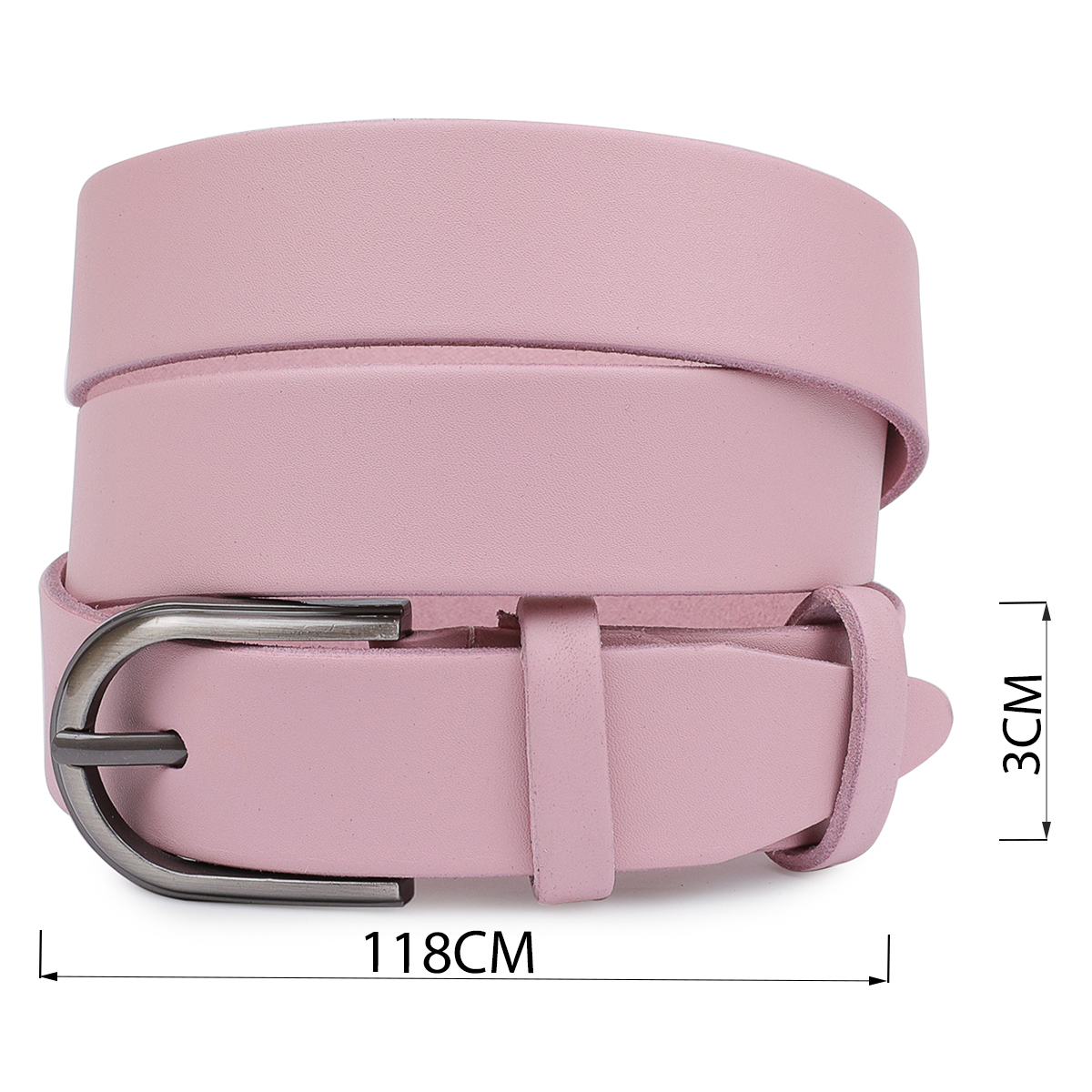 Женский кожаный ремень Vintage Розовый