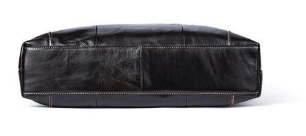 Сумка під ноутбук з гладкої шкіри Vintage Коричнева