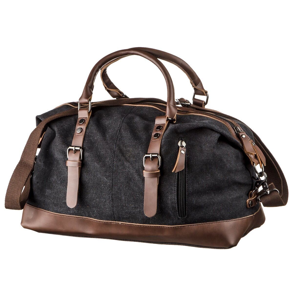 Дорожня сумка текстильна Vintage Чорна