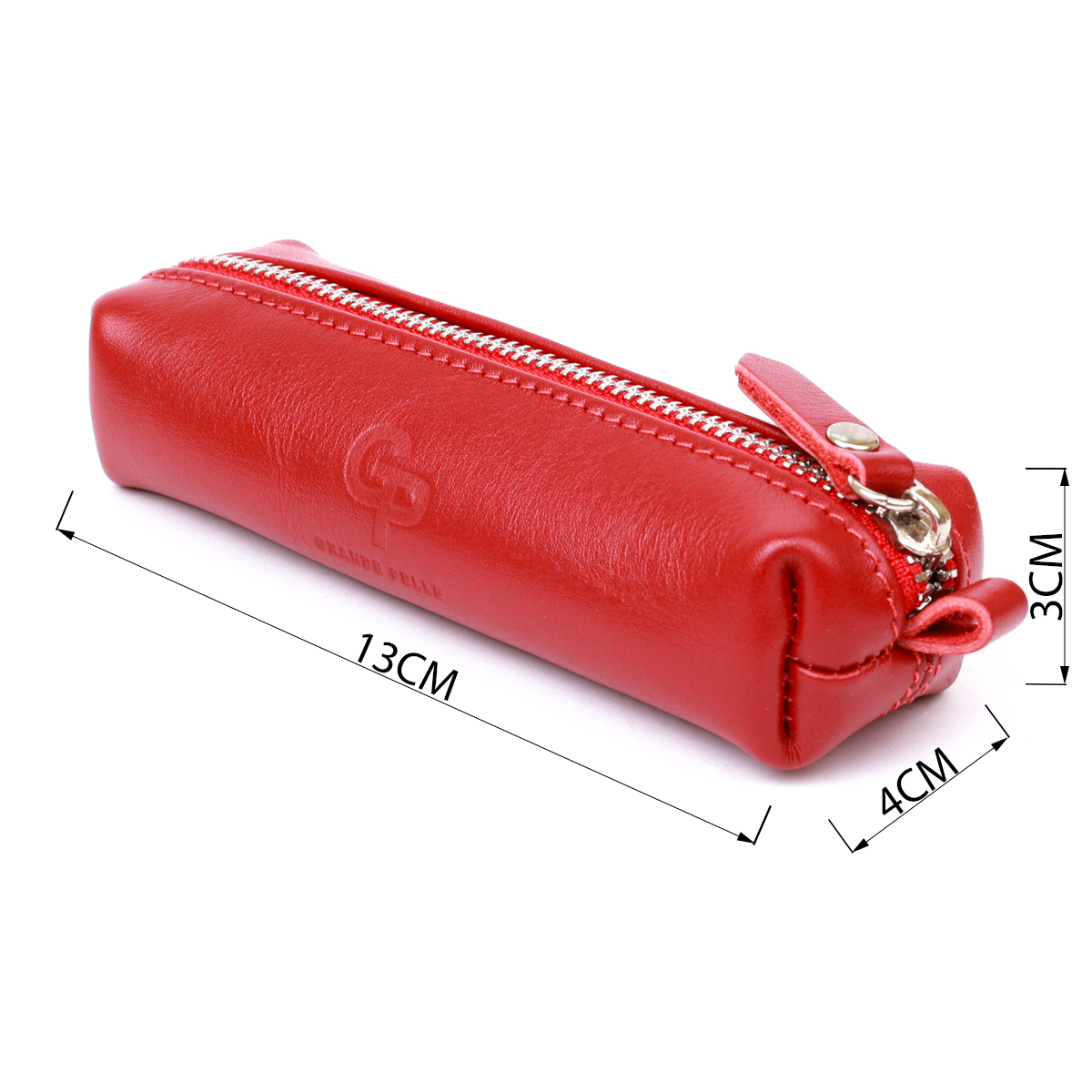 Жіноча шкіряна ключниця GRANDE PELLE Червоний