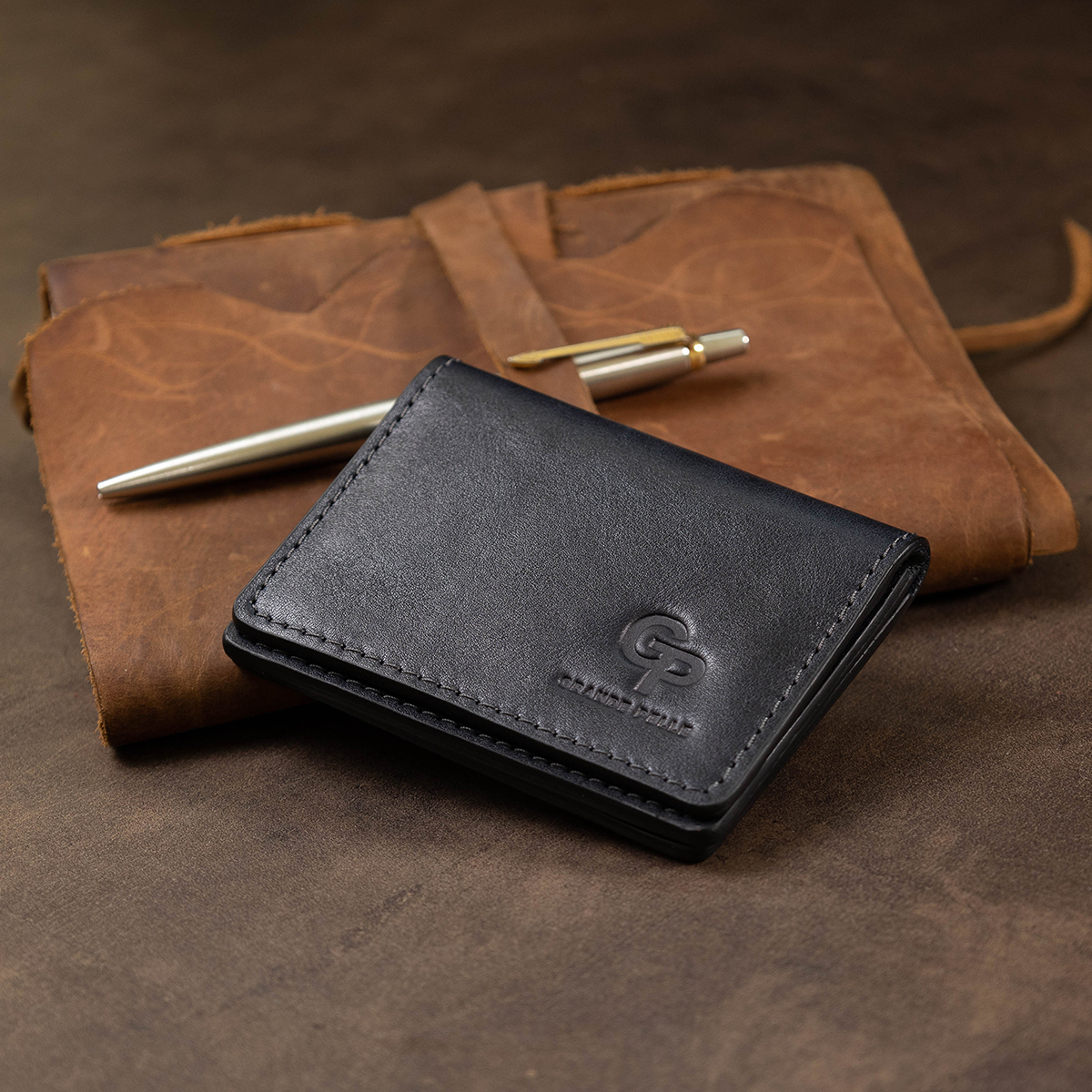 Шкіряна обкладинка для прав GRANDE PELLE Синій