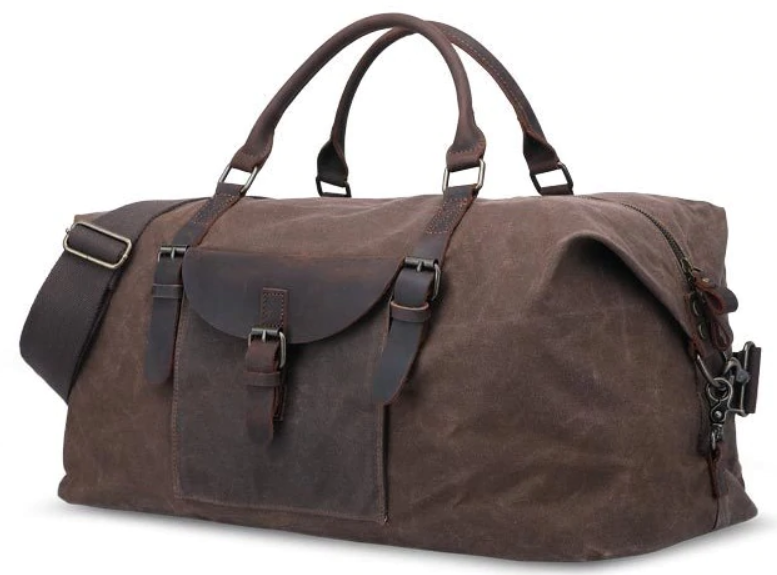 Дорожня сумка текстильна Vintage Коричнева