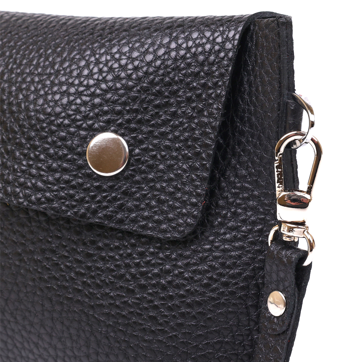 Шкіряна тревел-косметичка Shvigel Чорний