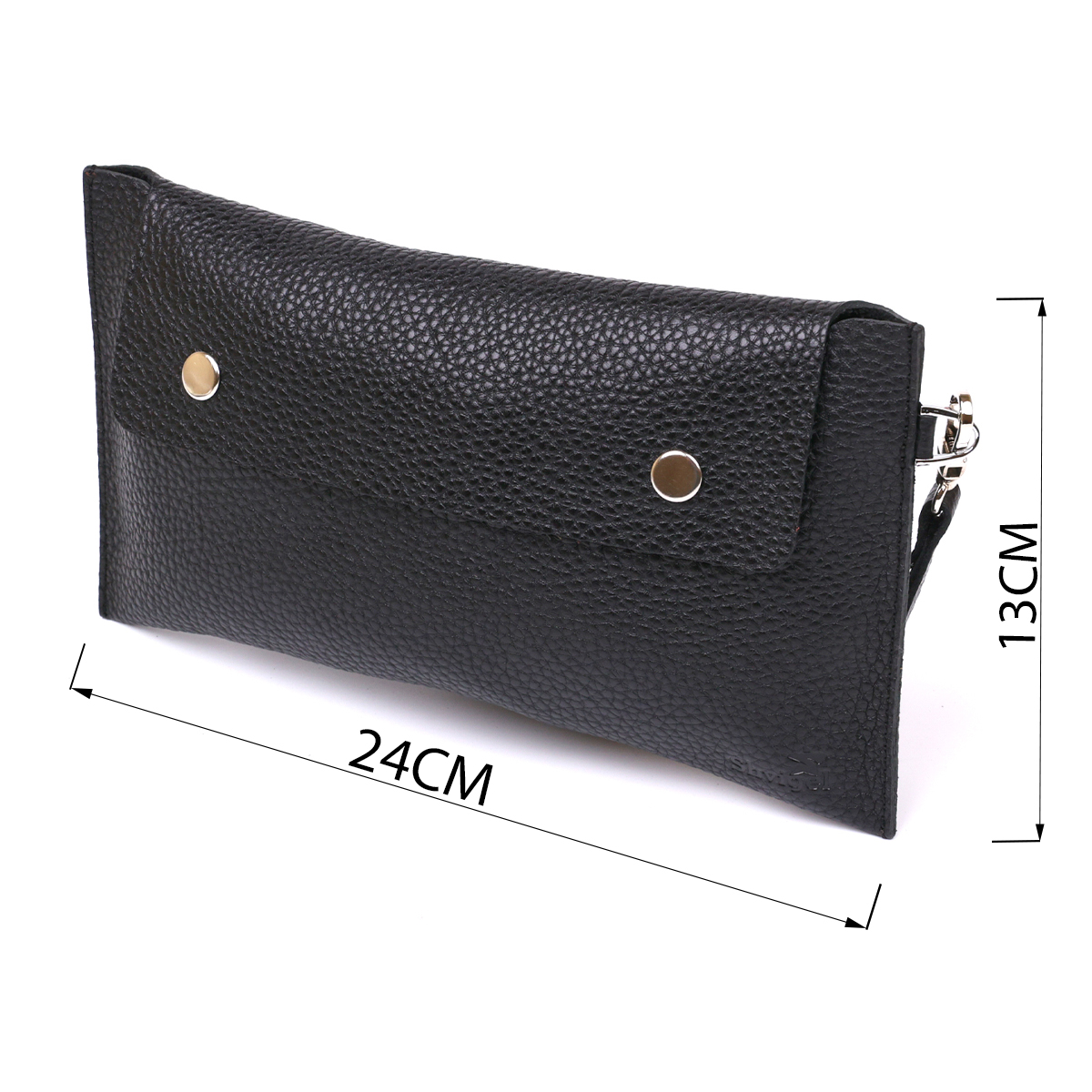 Шкіряна тревел-косметичка Shvigel Чорний