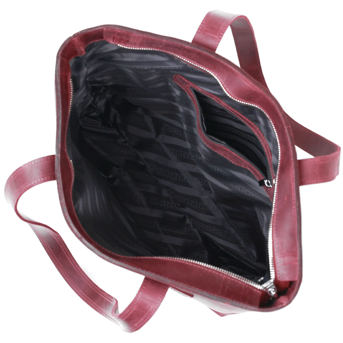 Вінтажна жіноча сумка-шоппер Shvigel Бордовий