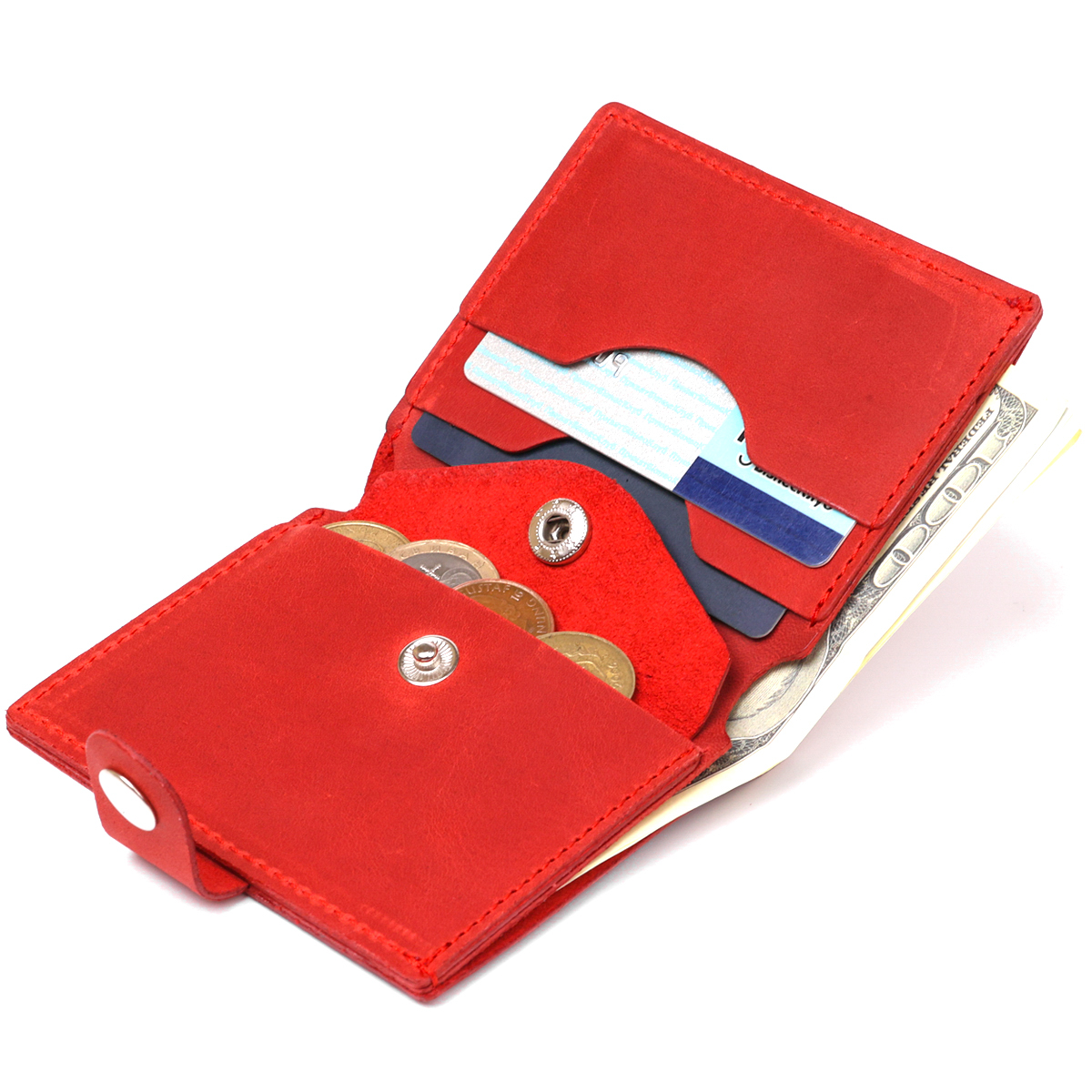 Сучасне жіноче портмоне Shvigel Червоний