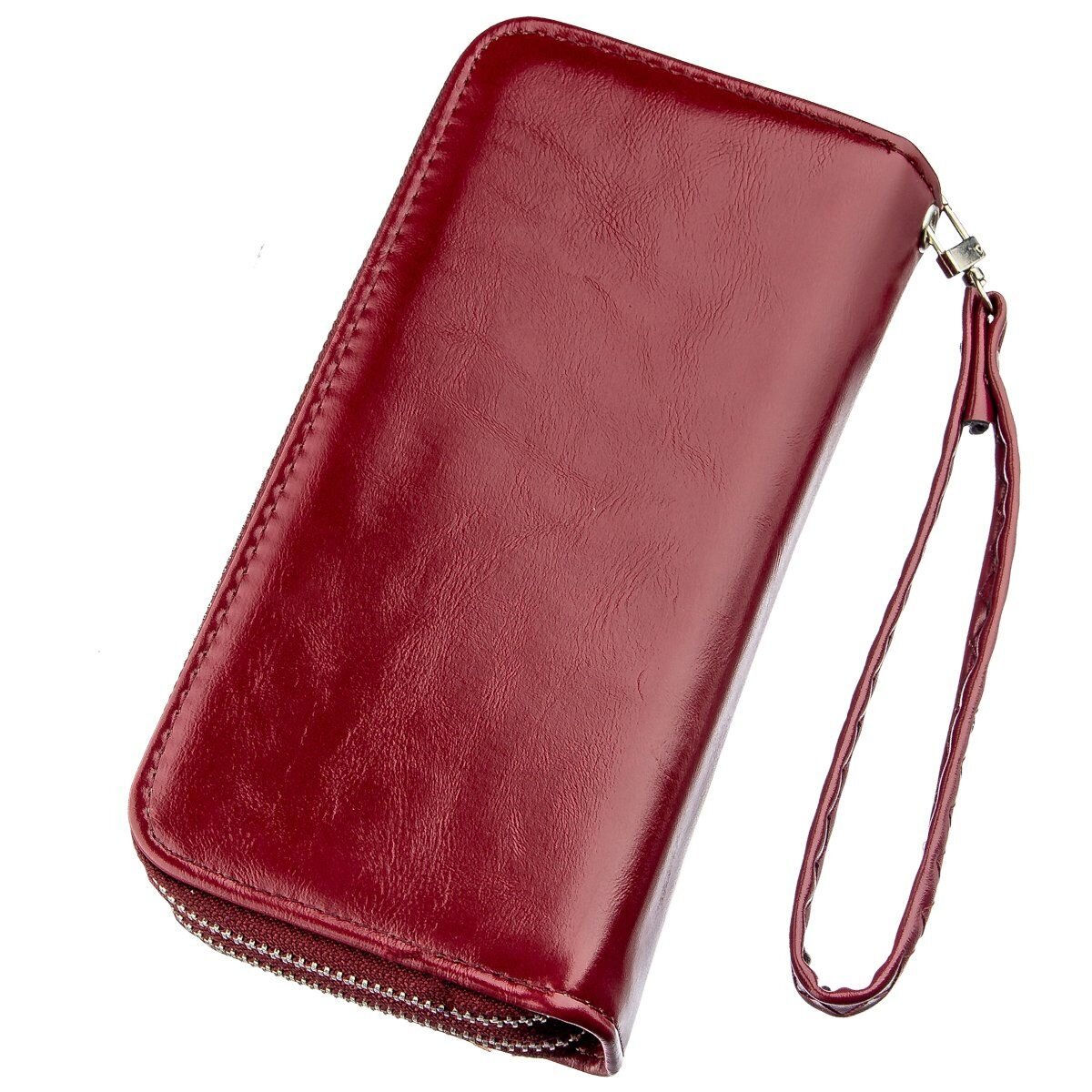 Гаманець жіночий з екокожі KIVI Малиновий