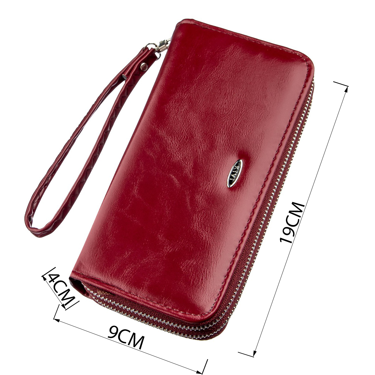 Гаманець жіночий з екокожі KIVI Малиновий