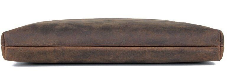 Красива барсетка чоловіча в шкірі Crazy horse Vintage Коричнева