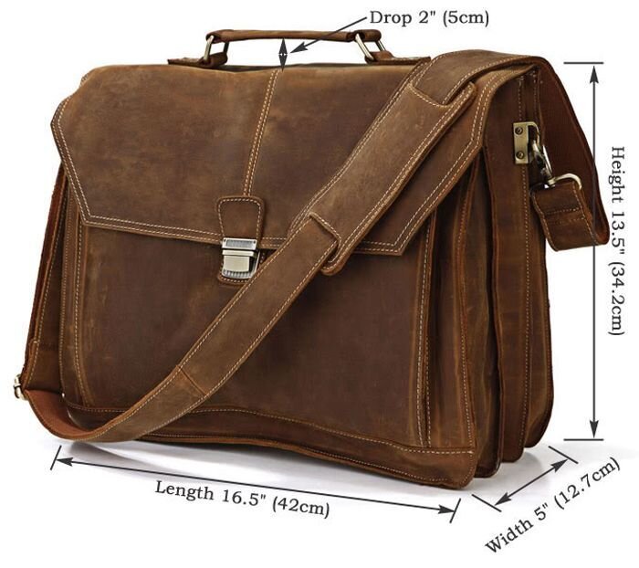 Портфель Vintage Коричневый