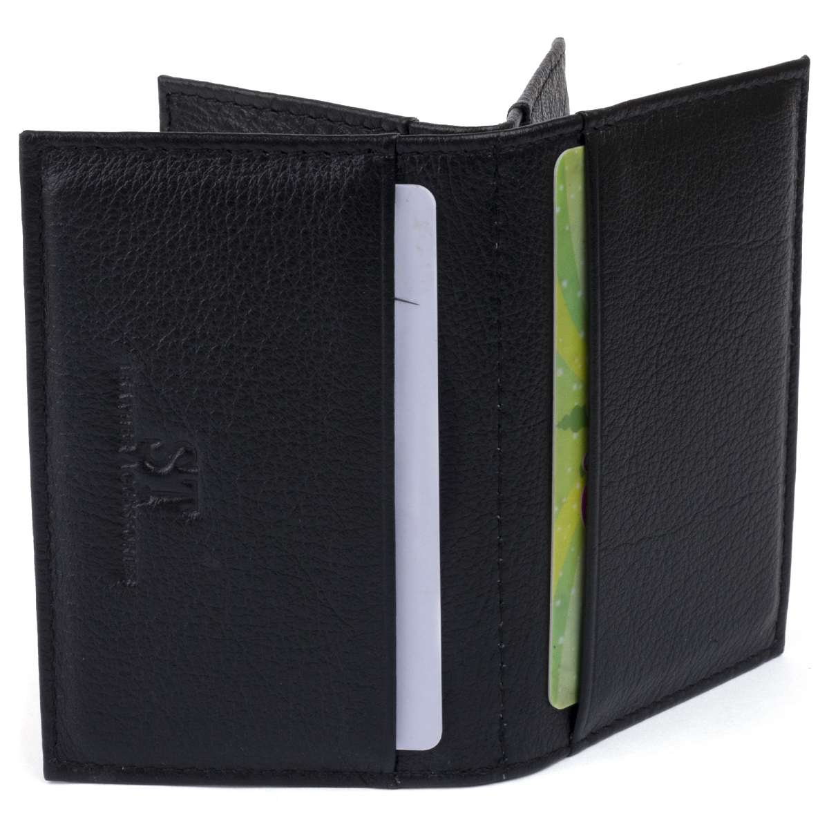 Візитниця-книжка ST Leather Чорна