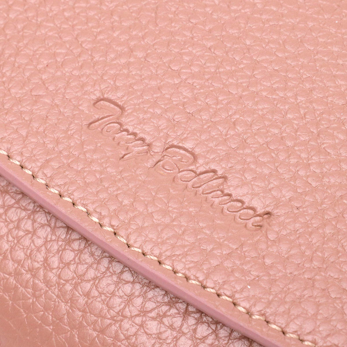 Відмінний жіночий гаманець з монетницею на блискавці з натуральної шкіри Tony Bellucci Пудровий